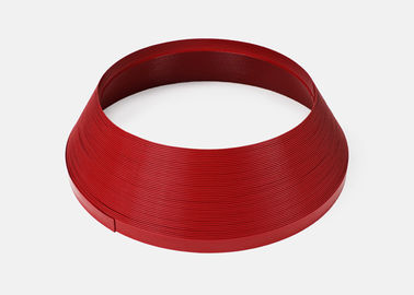 Zaślepka kanału LED w kolorze czerwonym Kształt J Dobra elastyczność z certyfikatem SGS Plastikowa nasadka