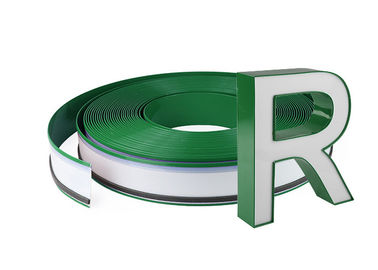 Znak otwarty Kolor zielony Podwójna strona 50m Taśma aluminiowa Cewka Channelume Aluminium