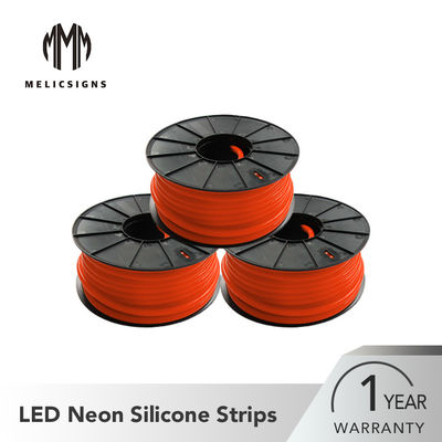220V 12mm Grubość Czerwony Kolor 50 Metrów Długość Taśma silikonowa LED Neon