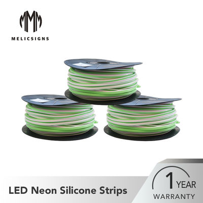 Elastyczna taśma LED w kolorze zielonym o grubości 8 mm