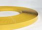 Kształt strzałki Żółty kolor Plastikowa aluminiowa nakładka wykończeniowa Pokrycie 1 cal Dobra elastyczność