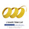 Żółte Charms Ocynkowane Akrylowe Listwy Znak Trim Cap By Enseigne Logo