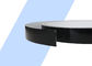 Czarna szczotkowana aluminiowa listwa wykończeniowa z cewki o szerokości 5 cm, szerokość 1 mm, znak kanału